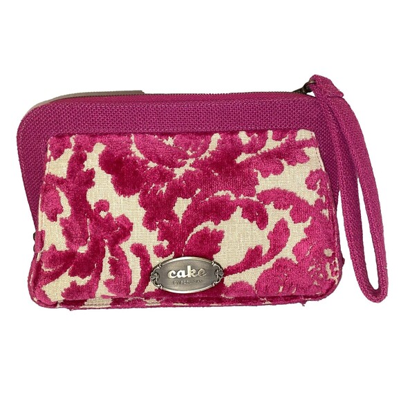 Cake Petunia Pickle Bottom Clutch Diaper Bag Tapestry Raspberry Pink Magenta - Picture 1 of 14
